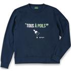 Sweatshirt bedrukt Psweat marine - Parade