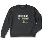 Sweatshirt bedrukt Vsweat antracietgrijs - Parade