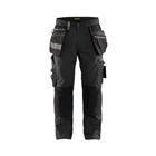 Werkbroek met stretch 1590 - donkergrijs/zwart