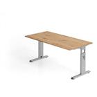 Bureau rustiek eiken 160cm aluminium onderstel - Minos