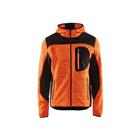 Vest Gebreid met softshell  High Vis 4930 - oranje/zwart