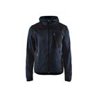 Vest Gebreid met softshell  High Vis 4930 - marineblauw/zwart