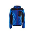 Vest Gebreid met softshell  High Vis 4930 - korenblauw/zwart