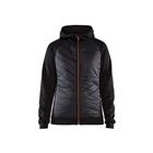 Hybride jas 3464 damesmodel zwart/rood - Blåkläder