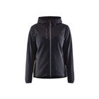 Gebreide jas met softshell damesmodel donkerblauw/zwart - Blåkläder