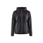 Gebreide jack met softshell damesmodel antracietgrijs/zwart - Blåkläder