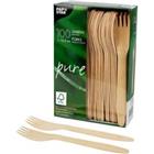 PAPSTAR Vorken Hout Bruin 100 Stuks