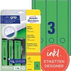 Avery Zweckform UltraGrip Ordnerrugetiketten A4 61 mm Groen 20 vellen � 3 etiketten