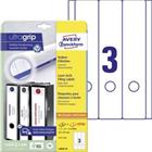AVERY Zweckform Ultragrip Ordnerrugetiketten L6059-25 Zelfklevend A4 Wit 5,9 x 29,7 cm 30 Vellen � 4 Etiketten
