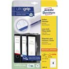 AVERY Zweckform Ordnerrugetiketten L6061-25 Ultragrip Wit A4 59 mm 30 Vellen � 4 Etiketten