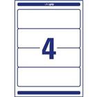 Avery Rugetiketten L4761-10 Wit 192 x 61 mm 10 vellen � 4 Etiketten