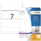 HERMA Ordnerrugetiketten 5090 Wit 25 Vellen � 7 Etiketten 3,8 x 1,92 cm