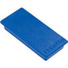 Franken Rechthoekige magneten HM235003 Blauw 5 x 2,3 cm 10 stuks