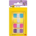 Post-it Indexen Rechthoekig 1,58 x 3,81 cm Kleurenassortiment 4 Stuks � 10 Strips