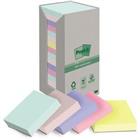 Post-it Recycled Sticky Notes Kleurenassortiment 76 x 76 mm 100 Vellen Pak van 16