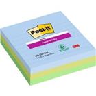 Post-it Oasis Super Sticky Notes 101 x 101 mm Kleurenassortiment 3 Stuks � 70 Vellen