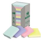 Post-it zelfklevende notes 51 x 38 mm kleurenassortiment 24 stuks � 100 vellen