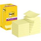 Post-it Super Sticky Z-notes R330-12SSCY 76 x 76 mm 90 Vellen per blok Geel Pak van 12