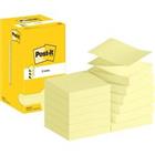 Post-it Sticky Z-notes R330-CY 76 x 76 mm 100 Vellen per blok Geel Pak van 12