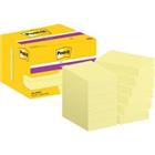 Post-it Super Sticky Notes 656-12SSCY 51 x 76 mm 90 Vellen per blok Geel Rechthoekig Effen Pak van 12