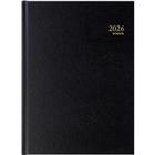 Brepols Bremax Agenda 2026 Speciaal 1 Dag per 2 pagina's Duits, Engels, Frans, Nederlands, Italiaans, Spaans Zwart 0,002,1345,01,6,0