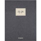 Brepols Agenda 2026 1 Week per 2 pagina's 21,5 (B) x 27,6 (H) cm Antraciet