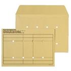 Elco huispostenveloppen zonder venster C4 324 (B) x 229 (H) mm Kleefstrip Bruin 120 g/m� 250 Stuks