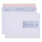 Elco enveloppen C5 100 g/m� wit met venster rechts kleefstrip 500 stuks