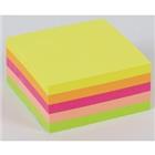 Viking Zelfklevende notes Kubus 76 x 76 mm Kleurenassortiment Neon 400 Vellen