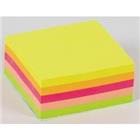 Office Depot Zelfklevende notes Kubus 51 x 51 mm Kleurenassortiment Neon 250 Vellen