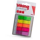 Viking Index Rechthoekig 1,2 x 7 x 4,5 cm Kleurenassortiment Pop Up 5 Stuks � 40 Strips