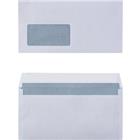 Viking enveloppen met venster DL 220 (B) x 110 (H) mm kleefstrip wit 80 g/m� 1000 stuks