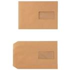 Viking Enveloppen Met Venster C5 229 (B) x 162 (H) mm Zelfklevend Bruin 90 g/m� 500 Stuks