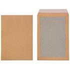 Viking B4 Kleefstrip Enveloppen met kartonnen Bruin rug 250 (B) x 353 (H) mm Zonder Venster 130 g/m� Recycled 100 Stuks