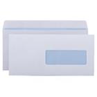 Viking Enveloppen Met Venster C6/5 114 (B) x 229 (H) mm Zelfklevend Wit 80 g/m� 500 Stuks