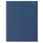 Office Depot Notitieboek A4+ Geruit Spiraal gebonden Karton Marineblauw Geperforeerd 160 Pagina's 80 Vellen