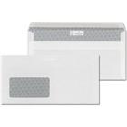 �KI Classic Enveloppen Met venster links DL 220 (B) x 110 (H) mm Zelfklevend Wit 80 g/m2 Pak van 1000 stuks