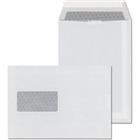 �KI Classic Akte-enveloppen Venster links C5 229 (B) x 162 (H) mm Kleefstrip Wit 90 g/m2 Pak van 500 stuks