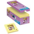 Post-it Super Sticky Notes 76 x 76 mm Kanariegeel 90 Vellen Voordeelpak 14 blokken + 2 GRATIS