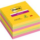 Post-it Rio de Janeiro Super Sticky Notes 101 x 101 mm Kleurenassortiment Vierkant Gelinieerd 6 Stuks � 90 Vellen