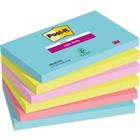 Post-it Miami Super Sticky Notes 127 x 76 mm Kleurenassortiment Rechthoekig Blanco 6 blokken � 90 Vellen