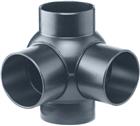 Akatherm HDPE drainage Fitting met 4 aansluitingen | 241101