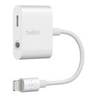 Belkin RockStar 3.5 mm + Lightning Lightning Wit