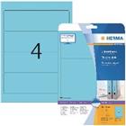 HERMA Ordnerrugetiketten 5098 Blauw 192 x 61 mm 20 Vellen � 4 Etiketten