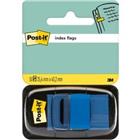 Post-it Indexen Rechthoekig 2,54 x 4,32 cm Blauw 680-2 50 Strips