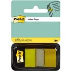 Post-it Indexen Rechthoekig 2,54 x 4,32 cm Geel I680-5-GE 50 Strips