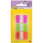 Post-it Durable Indexen Rechthoekig 2,54 x 3,81 cm Kleurenassortiment Strong 3 Stuks � 22 Strips