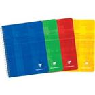 Clairefontaine Schrijfblok A5+ Gelinieerd Spiraal gebonden Gelamineerd karton Kleurenassortiment Niet geperforeerd 180 Pagina's