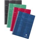 Clairefontaine Spiraalschrift A4 Geruit Spiraal gebonden Gelamineerd karton Kleurenassortiment Niet geperforeerd 180 Pagina's