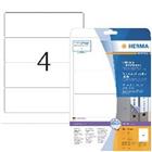 HERMA Ordnerrugetiketten 10165 Wit 25 Vellen � 4 Etiketten 6,1 x 19,2 cm